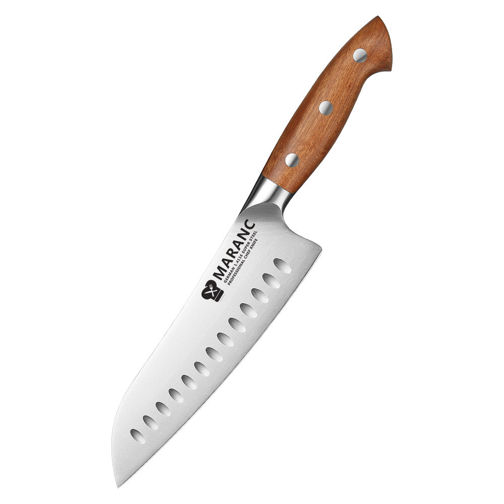 Cutit santoku profesional Maranc, otel german, 18 cm, M326