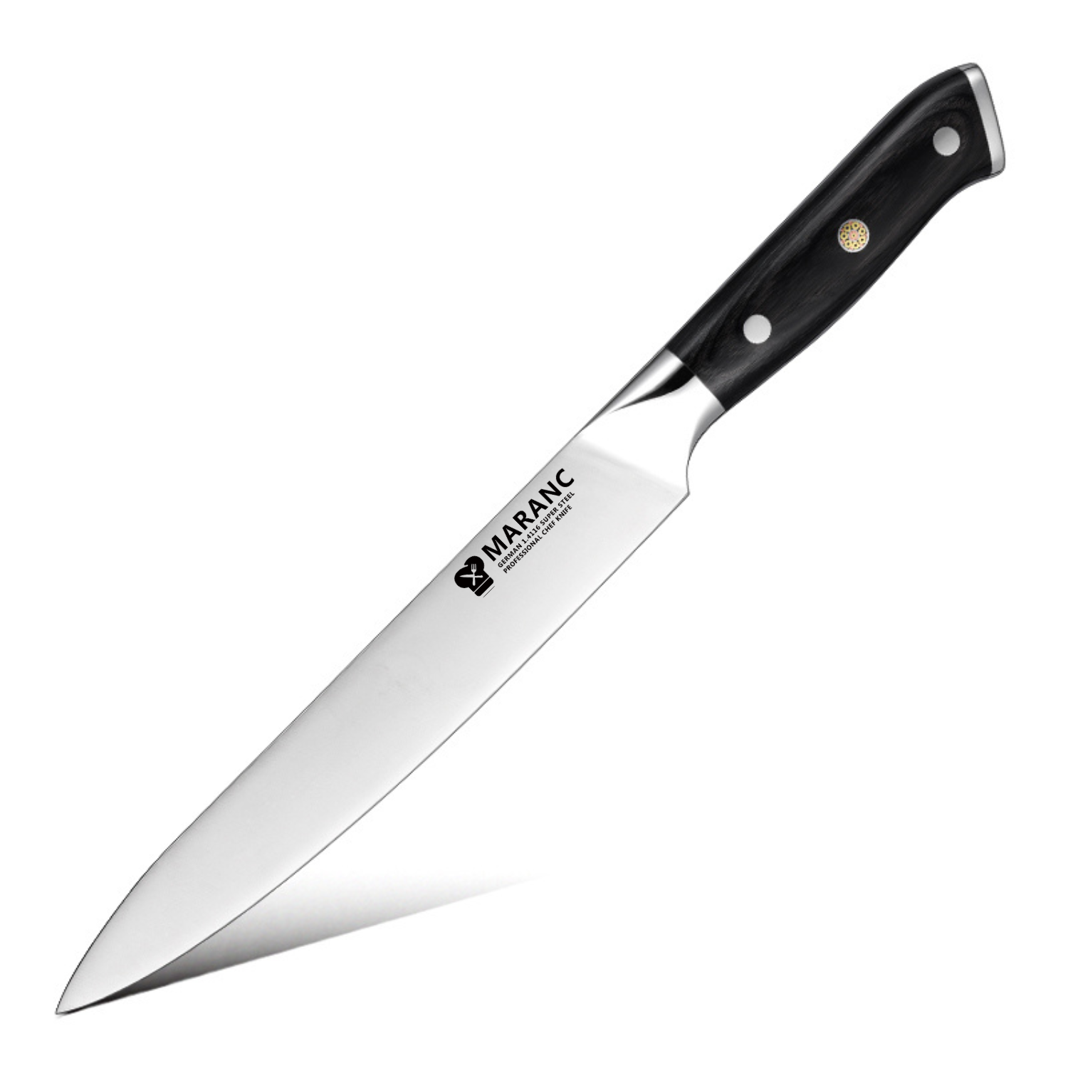Cutit feliat profesional Maranc, otel german, 20 cm, M397