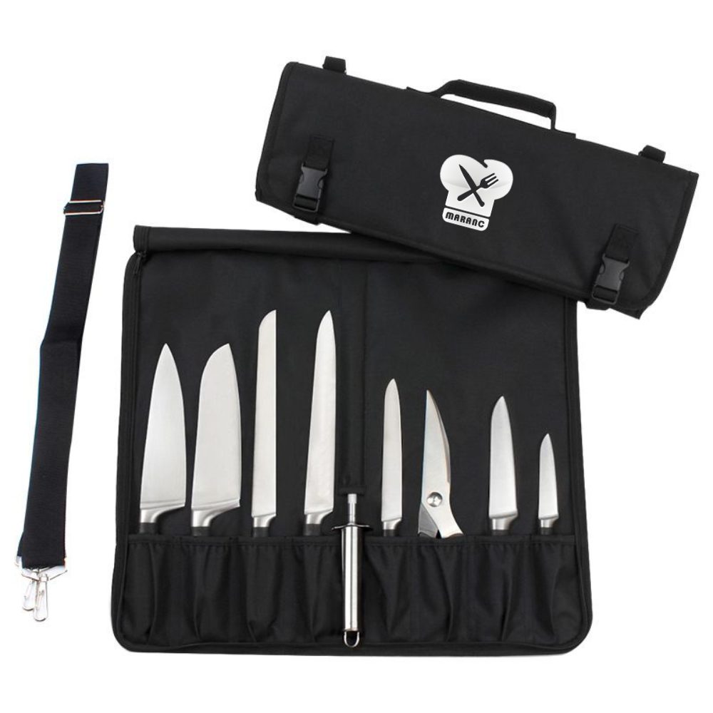 Trusa profesionala transport cutite Maranc, din material textil, M349