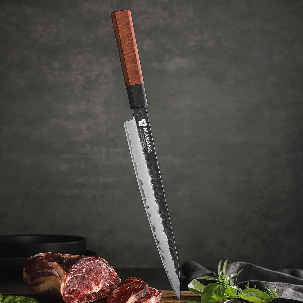 Cutit feliat profesional Maranc, otel compozit, 25 cm, M348