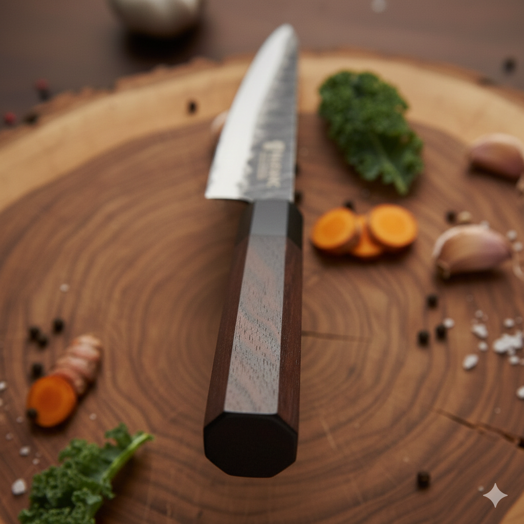 Cutit filetat profesional Maranc, otel compozit, 15 cm, M192