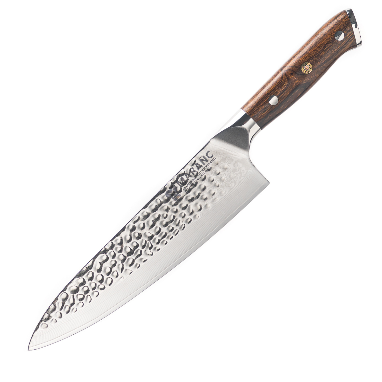 Cutitul bucatarului profesional Maranc, otel de damasc, 21 cm, M154