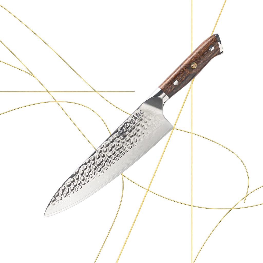 Cutitul bucatarului profesional Maranc, otel de damasc, 21 cm, M154