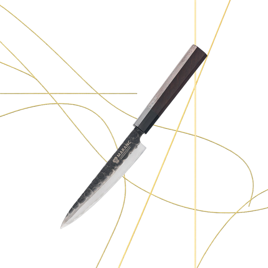 Cutit filetat profesional Maranc, otel compozit, 15 cm, M192