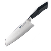 Cutit santoku profesional Maranc, otel de damasc, 18 cm, M186