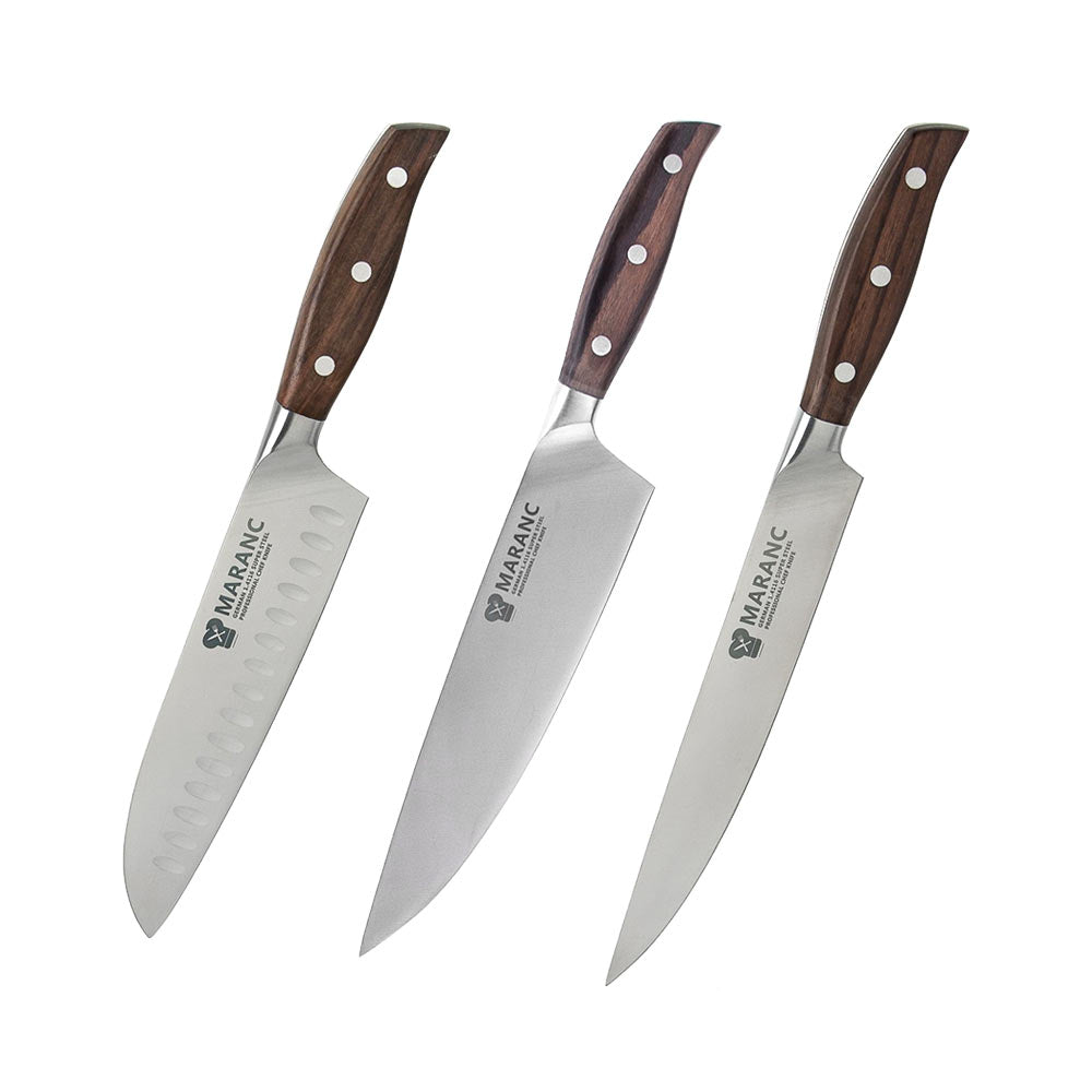 Set cutite Maranc, otel german, 3 piese, M289