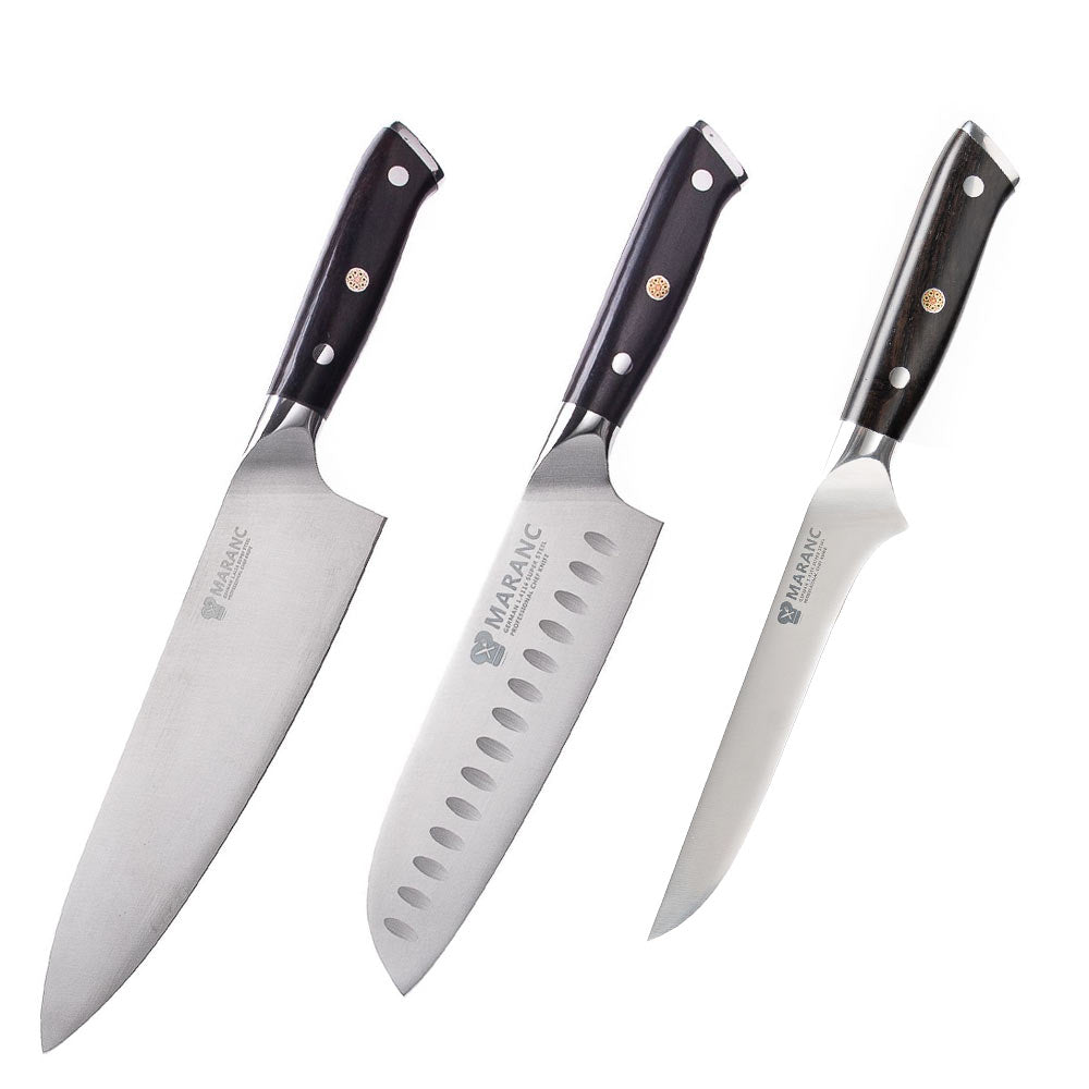 Set cutite Maranc, otel german, 3 piese, M294