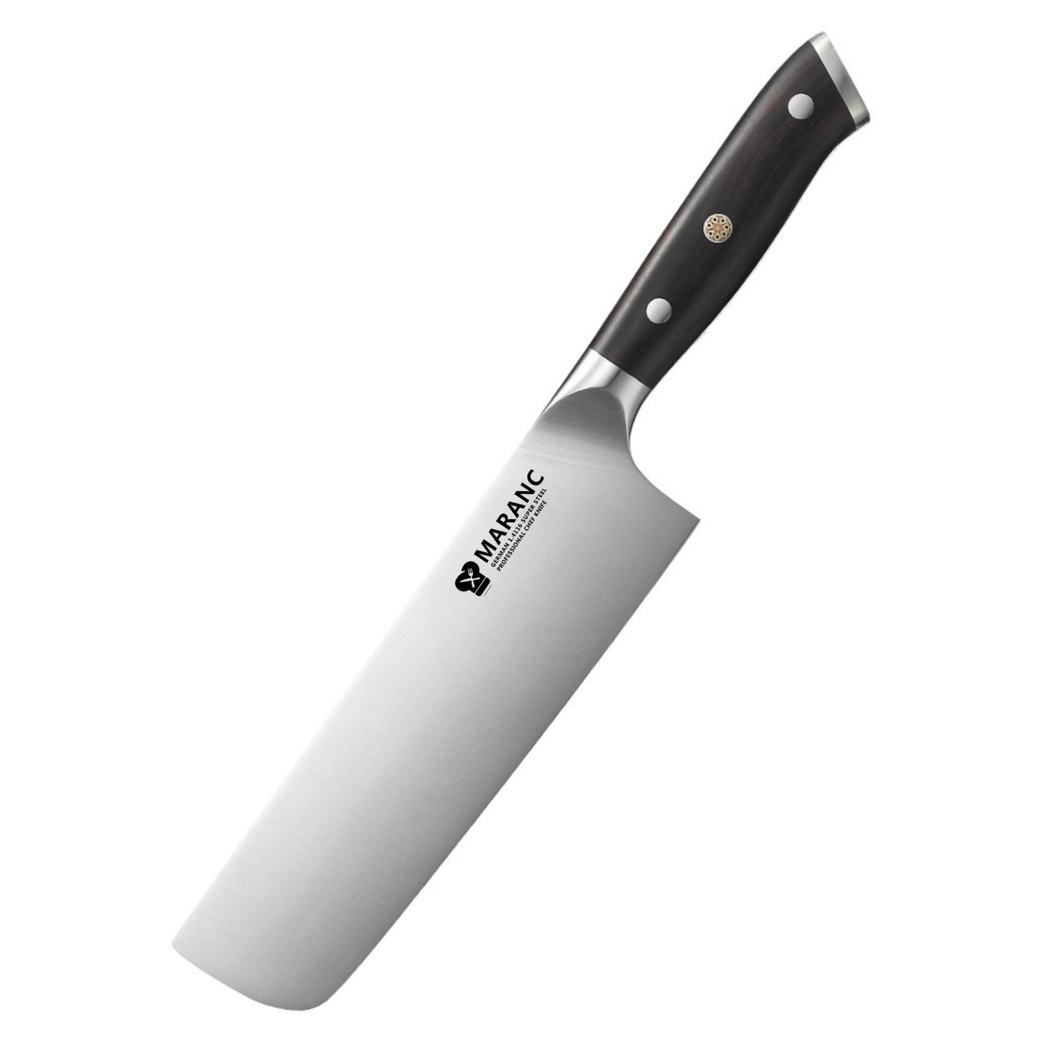 Cutit nakiri profesional Maranc, otel german, 18.7 cm, M396