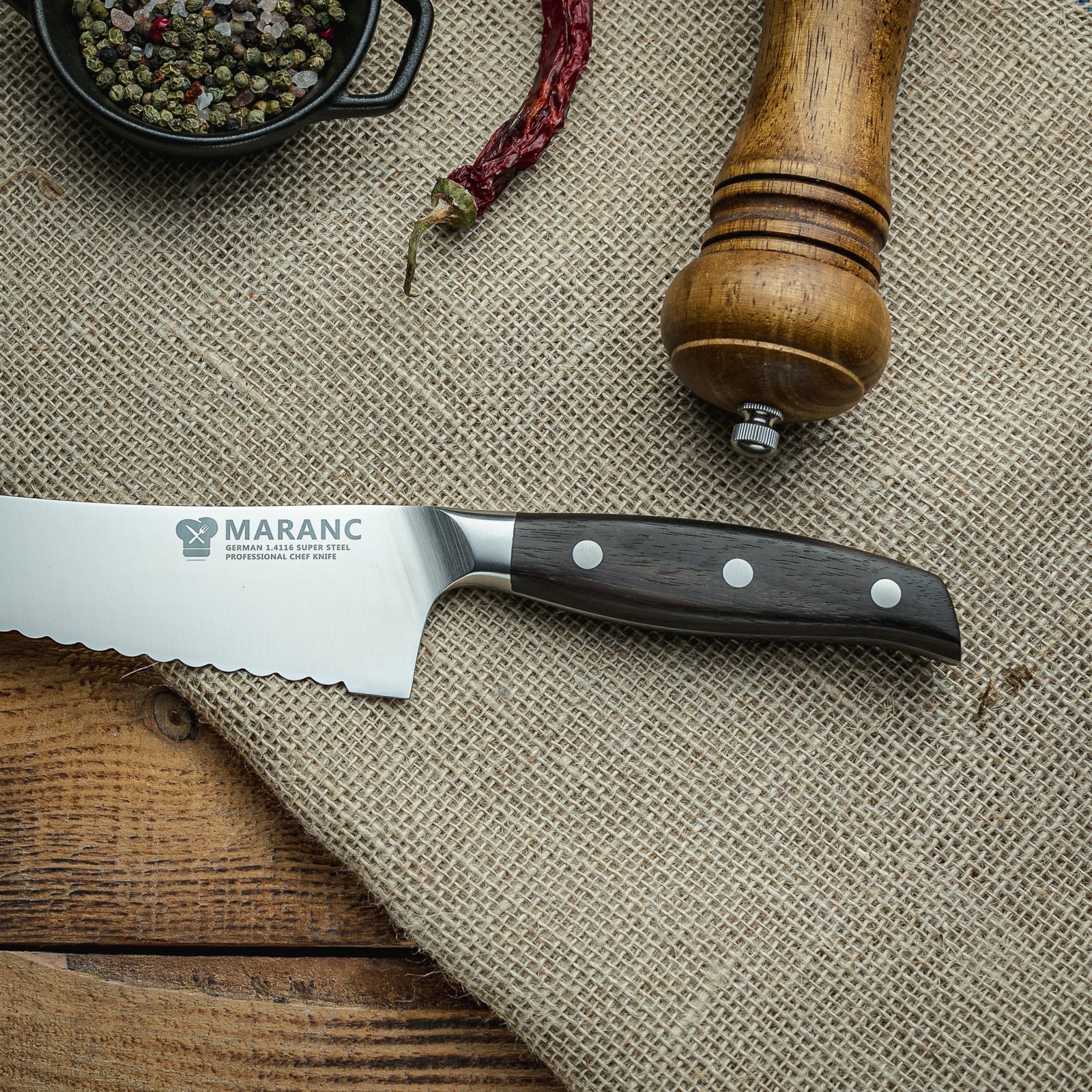 Cutit pentru produse inghetate profesional Maranc otel