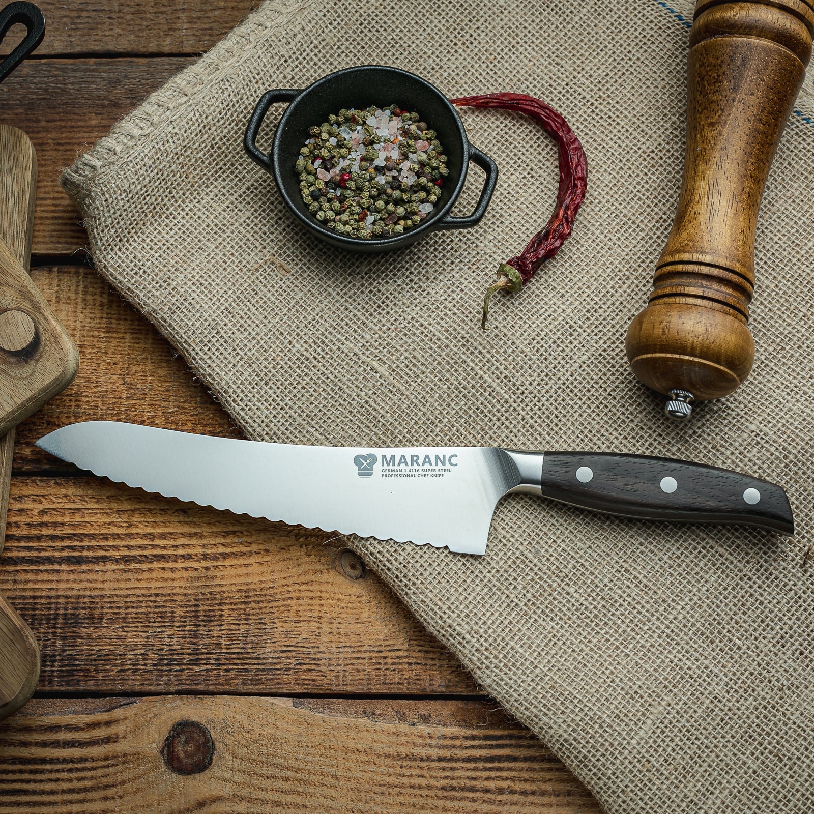 Cutit pentru produse inghetate profesional Maranc otel