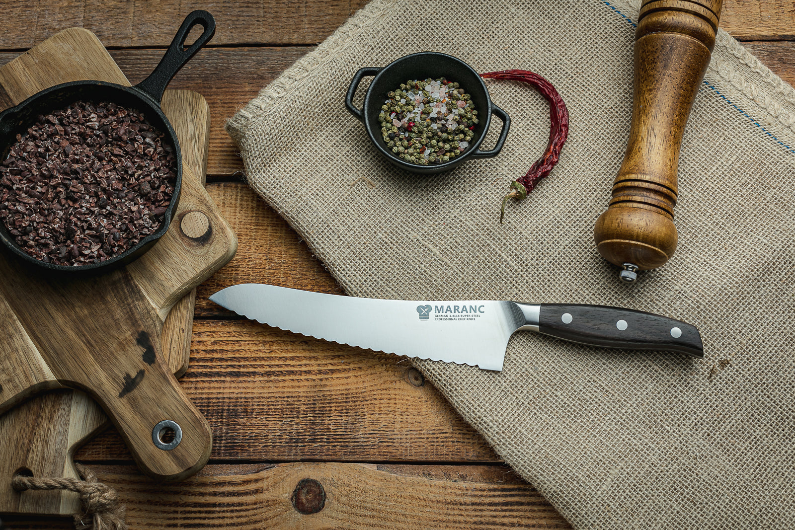 Cutit pentru produse inghetate profesional Maranc otel