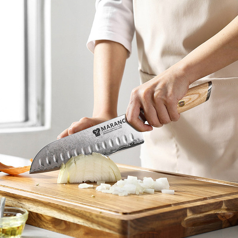 Cutit santoku profesional Maranc otel compozit 18 cm M232 -