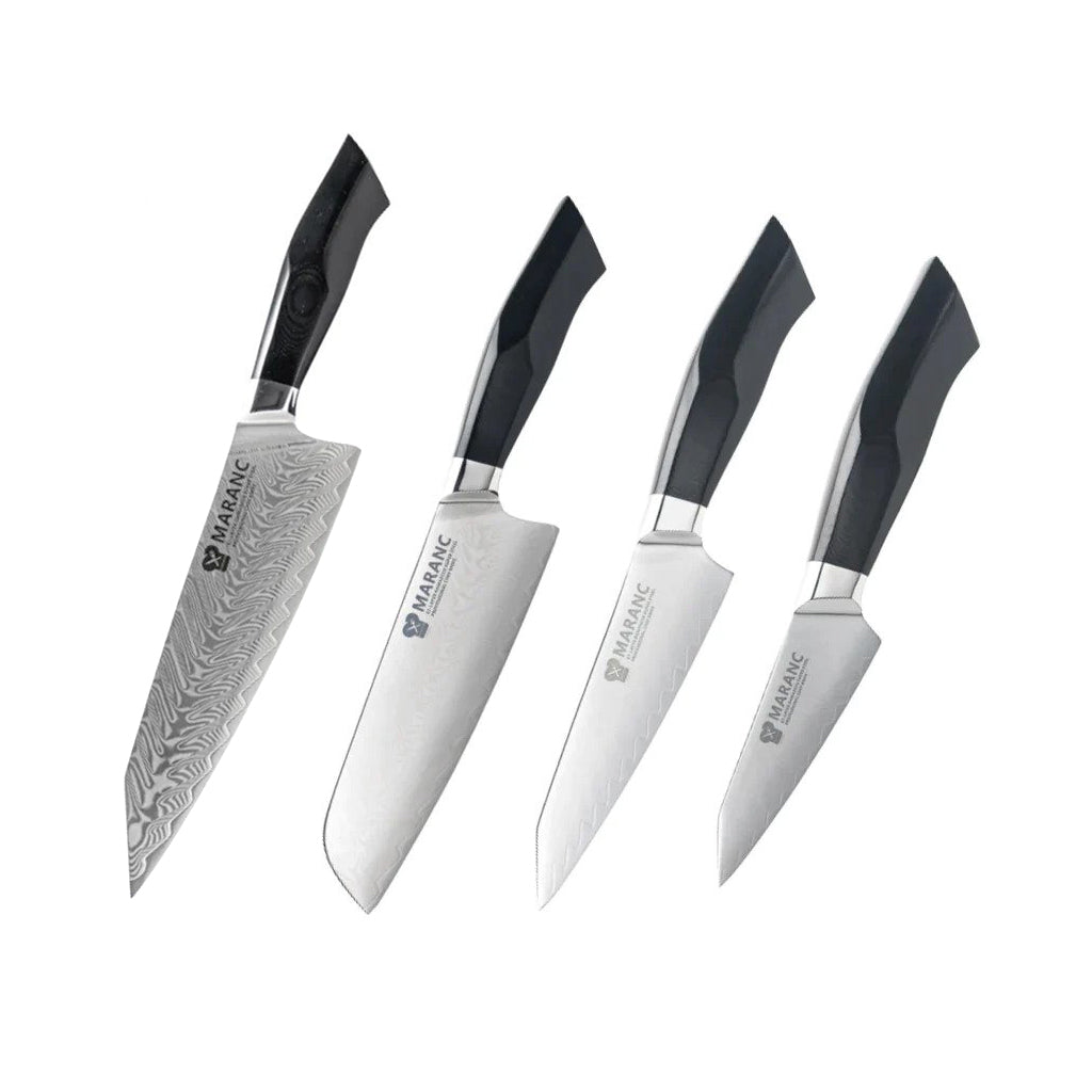 Set cutite Maranc otel damasc 4 piese M269 - Seturi de