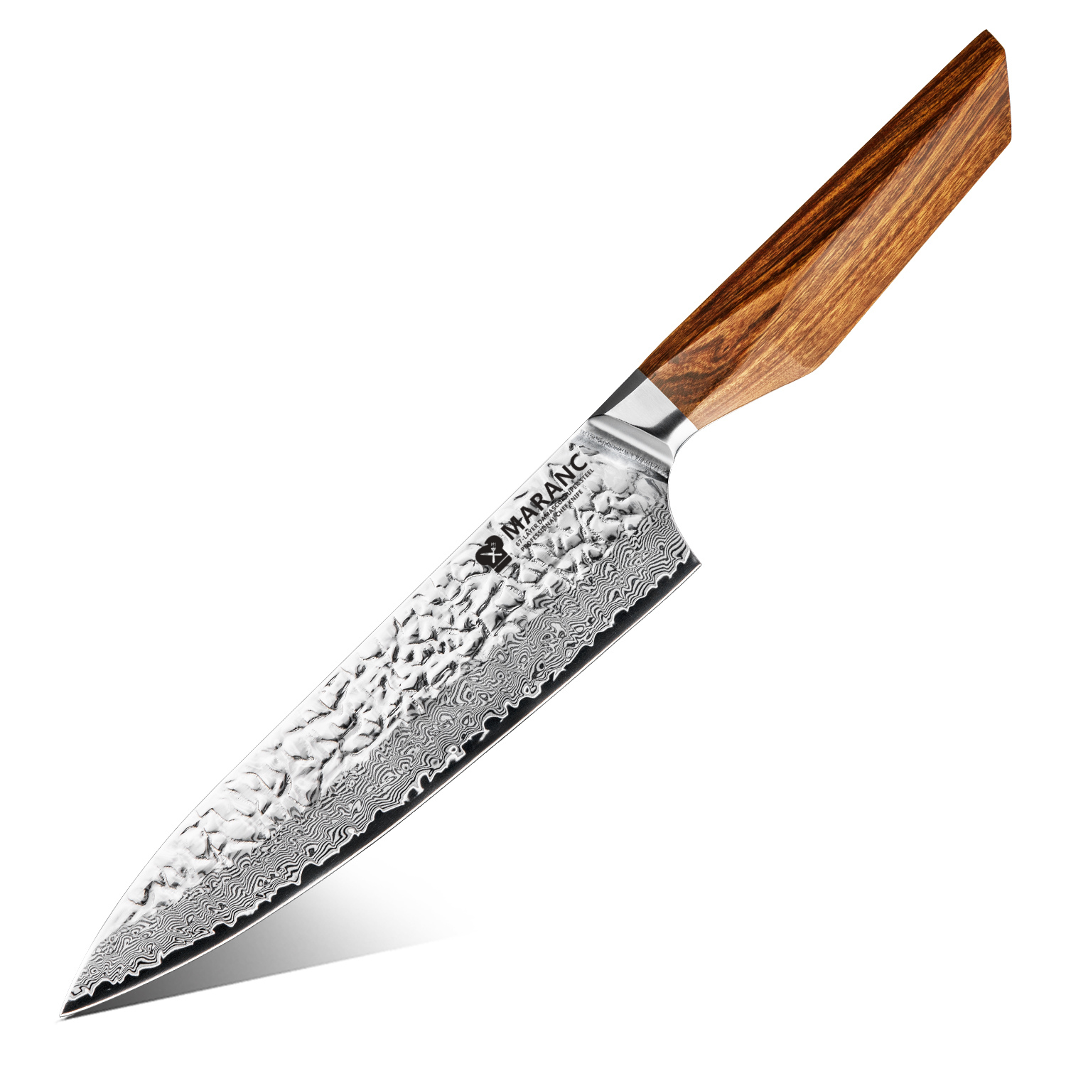 Cutitul bucatarului profesional Maranc, otel de damasc, 20 cm, M361