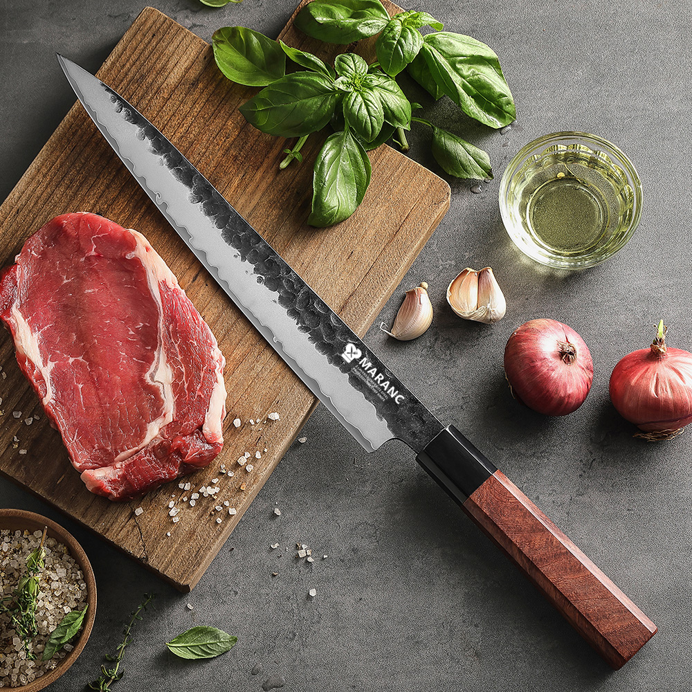 Cutit feliat profesional Maranc, otel compozit, 25 cm, M348