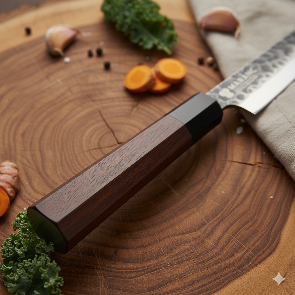 Cutit filetat profesional Maranc, otel compozit, 15 cm, M192