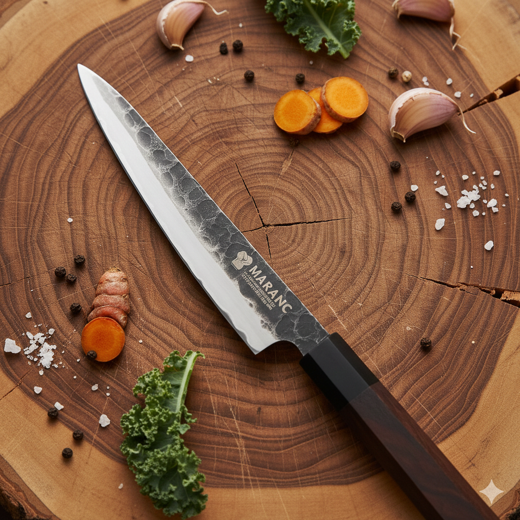 Cutit filetat profesional Maranc, otel compozit, 15 cm, M192