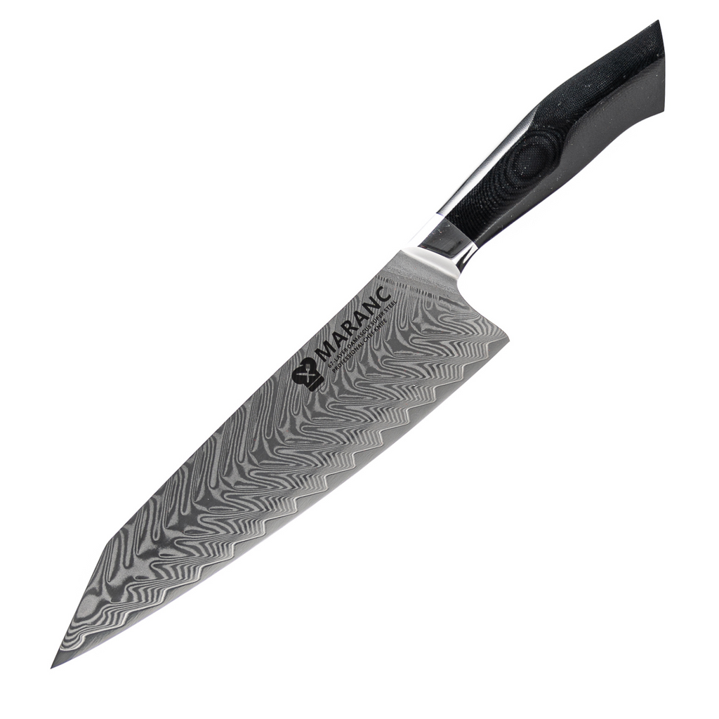 Maranc professzionális szakácskés, damaszkuszi acél, 21 cm, M140
