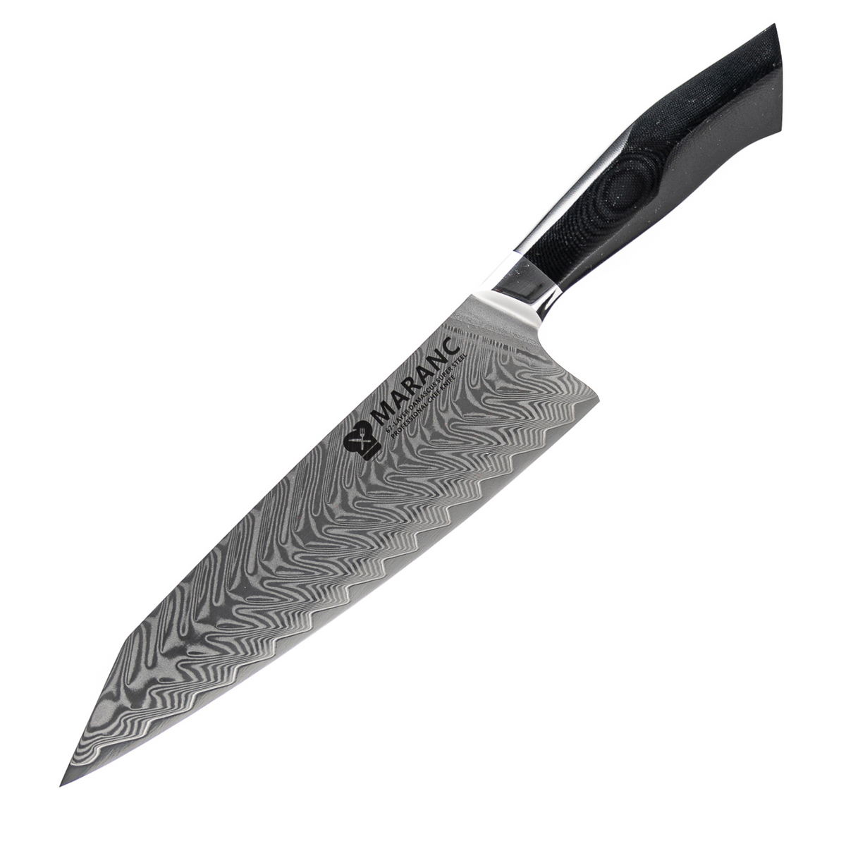 Product Image for Cutitul bucatarului profesional Maranc, otel de damasc, 21 cm, M140