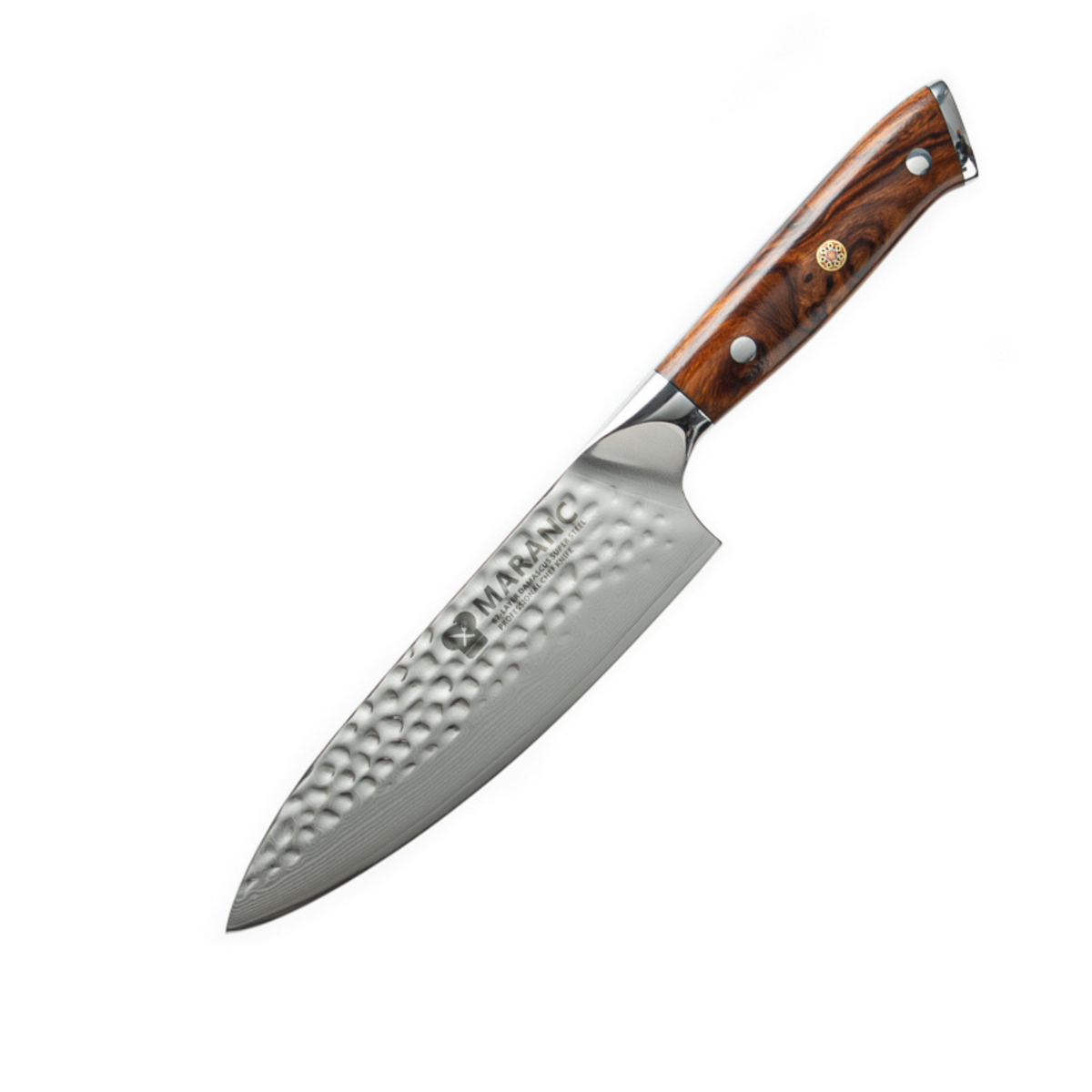 Product Image for Cutitul bucatarului profesional Maranc, otel de damasc, 16.5 cm, M147
