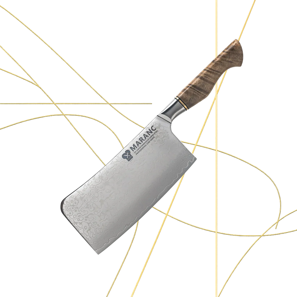 Satar de spart oase profesional Maranc, otel de damasc, 16.5 cm, M176