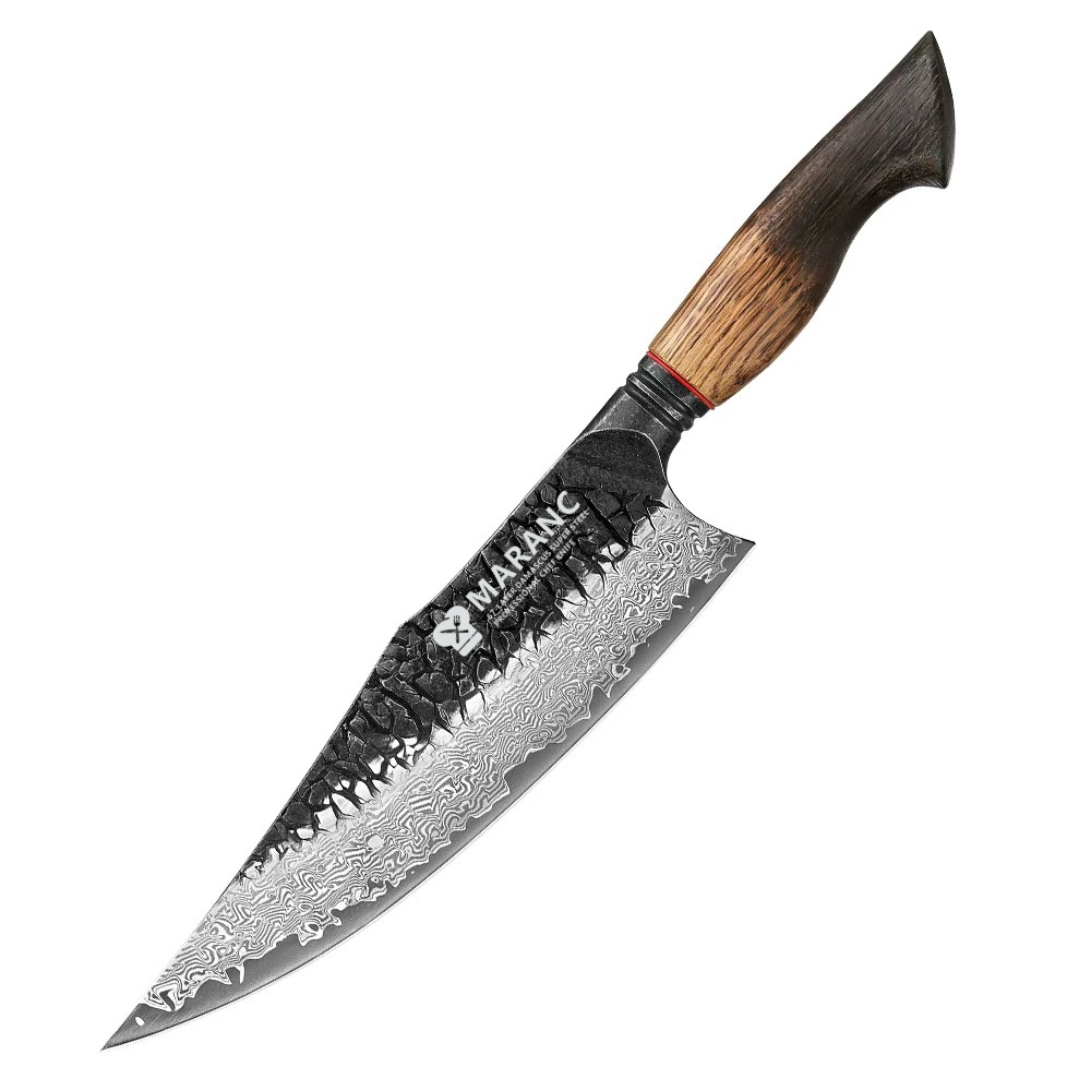 Cutitul bucatarului profesional Maranc, otel damasc, 21 cm, M341