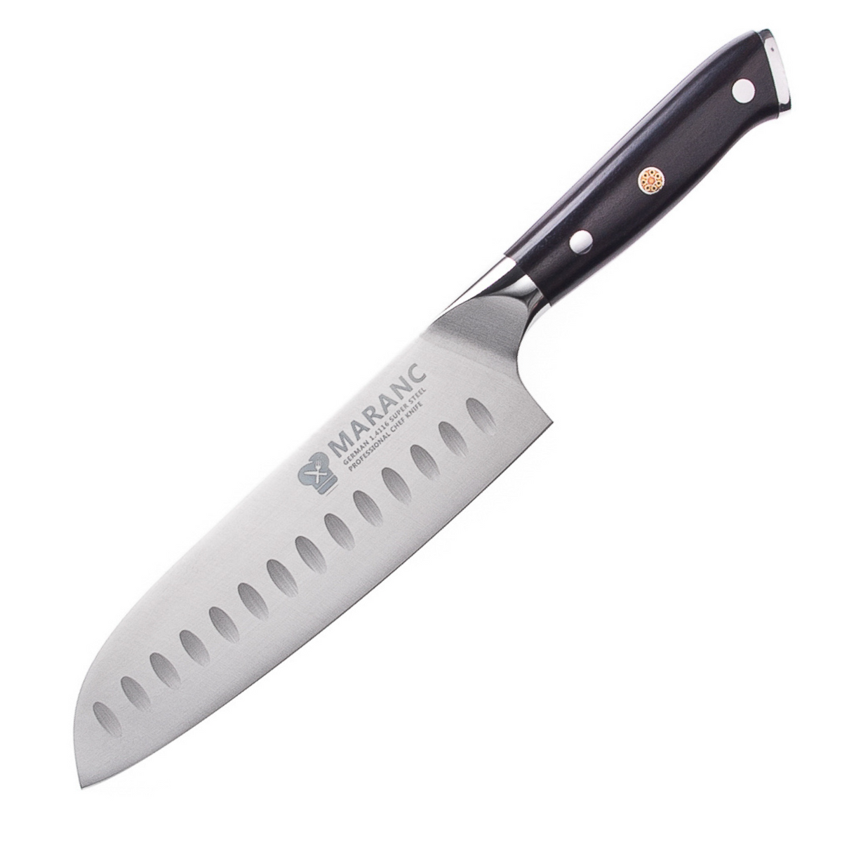 Product Image for Cutit santoku profesional Maranc, otel german, 18 cm, M64