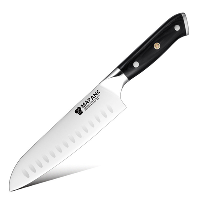 Cutit santoku profesional Maranc, otel german, 18 cm, M64
