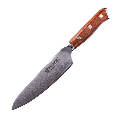 Maranc professzionális menetes kés, damaszkuszi acél, 13 cm, M36