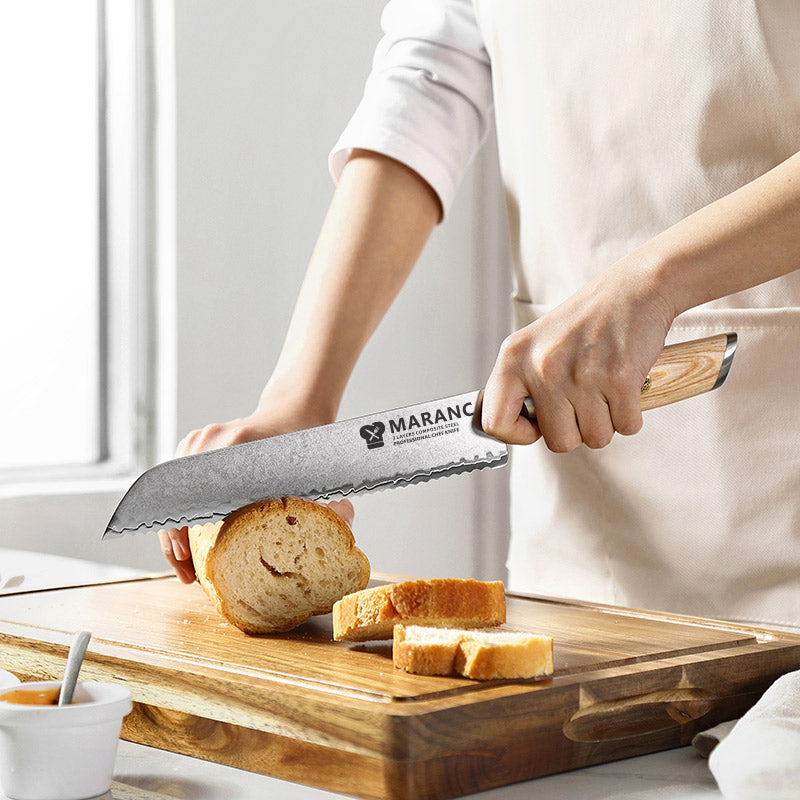 Cutit paine profesional Maranc otel compozit 21 cm M236 -