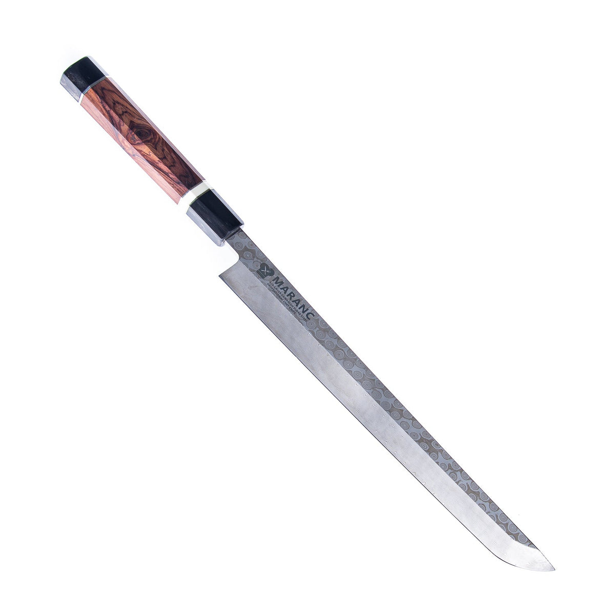 Product Image for Cutit sushi sakimaru profesional Maranc, otel de damasc, 27 cm, M103