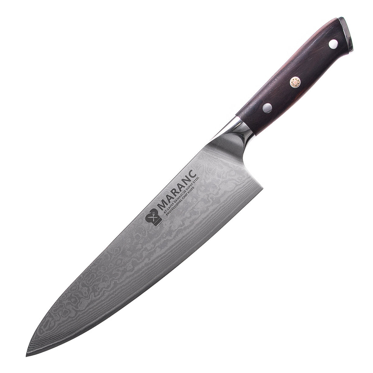Product Image for Cutitul bucatarului profesional Maranc, otel de damasc, 20 cm, M6