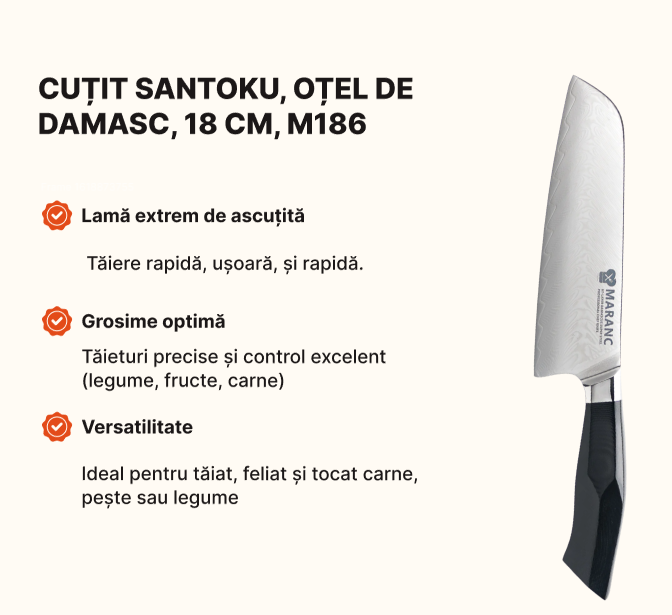 Set de cuțite profesionale pentru bucătărie, pentru profesioniști, Nr. 6