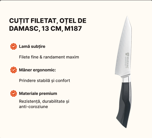 Set de cuțite profesionale pentru bucătărie, pentru profesioniști, Nr. 6